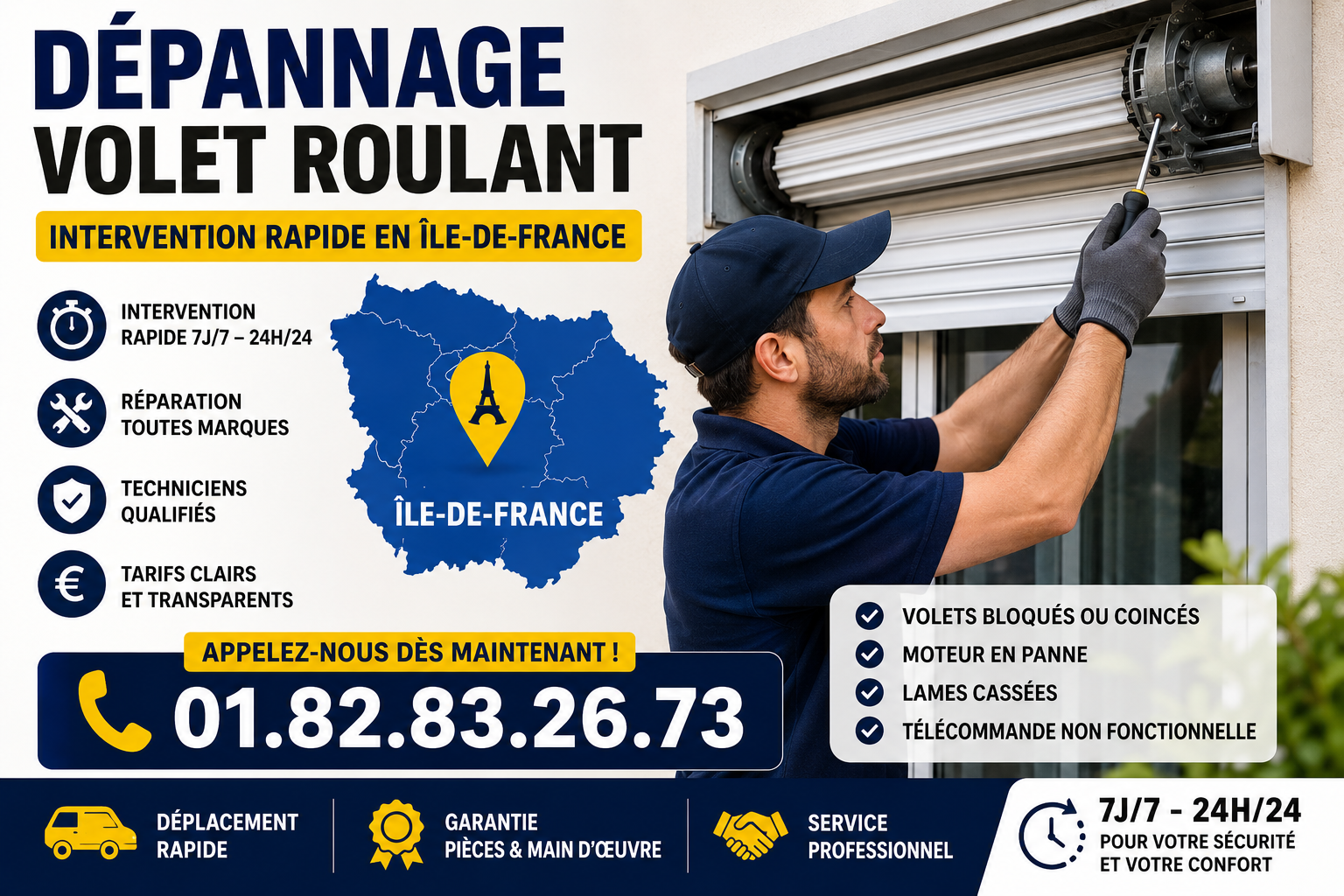 Volet roulant Île-de-France
